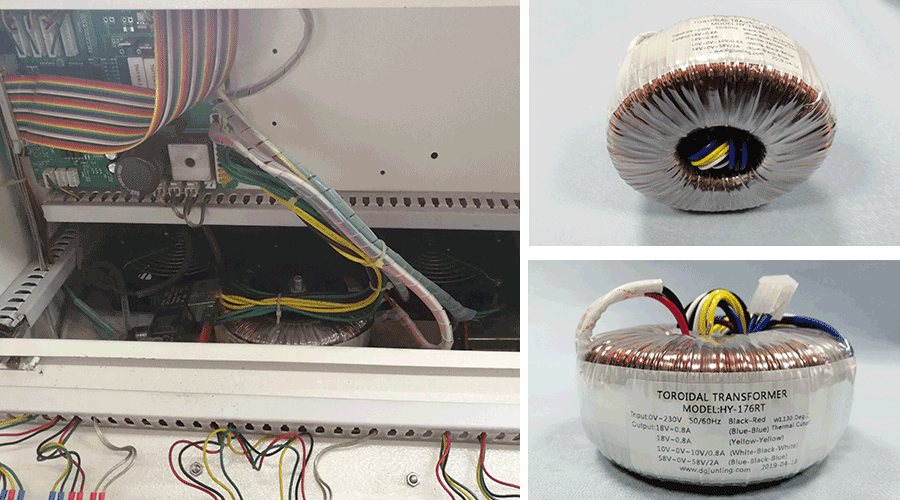君凌工業(yè)自動化控制設備環(huán)形變壓器在自動電腦裁線機、全自動端子壓接機上的應用